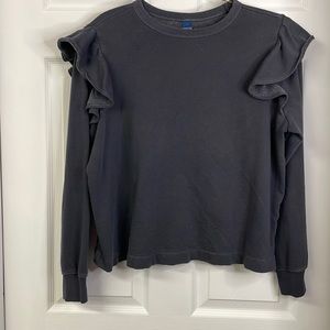 Old Navy ruffle sweatshirt